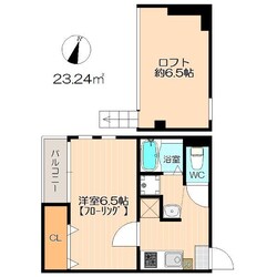 天神駅 徒歩9分 2階の物件間取画像